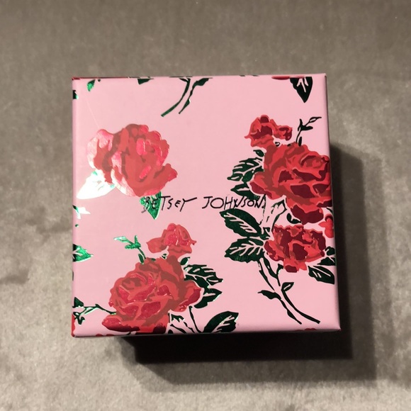 Betsey Johnson Women’s Rhinestone Bow Earrings - Picture 2 of 3